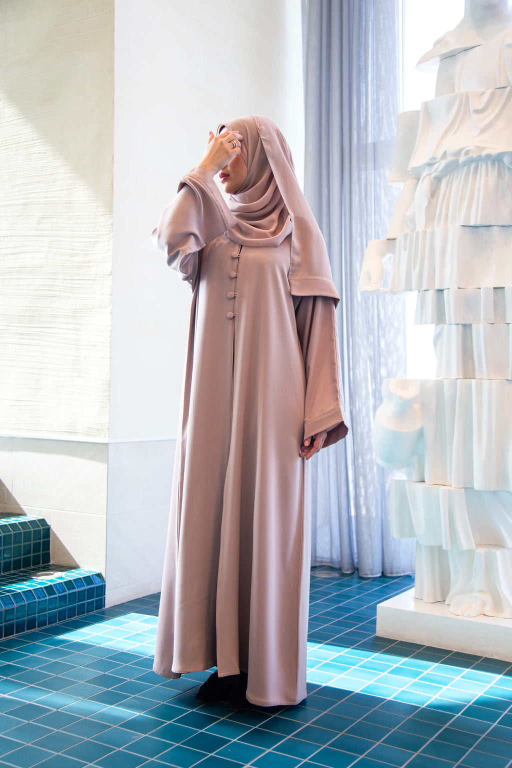 SOFIA In Light Taupe and Black image 1