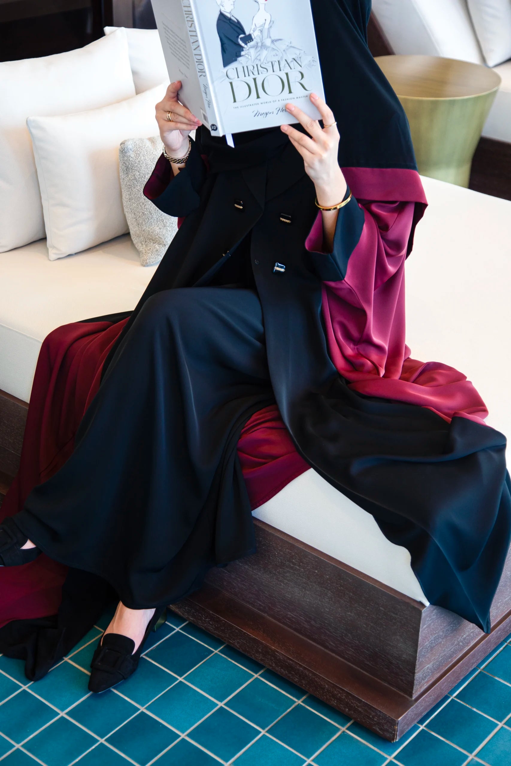 EYANA In Maroon and Black image 5