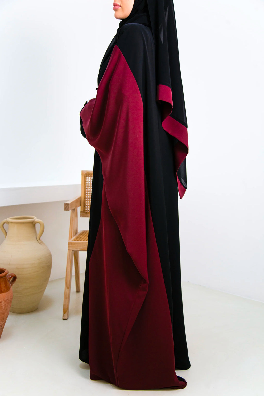 EYANA In Maroon and Black image 3